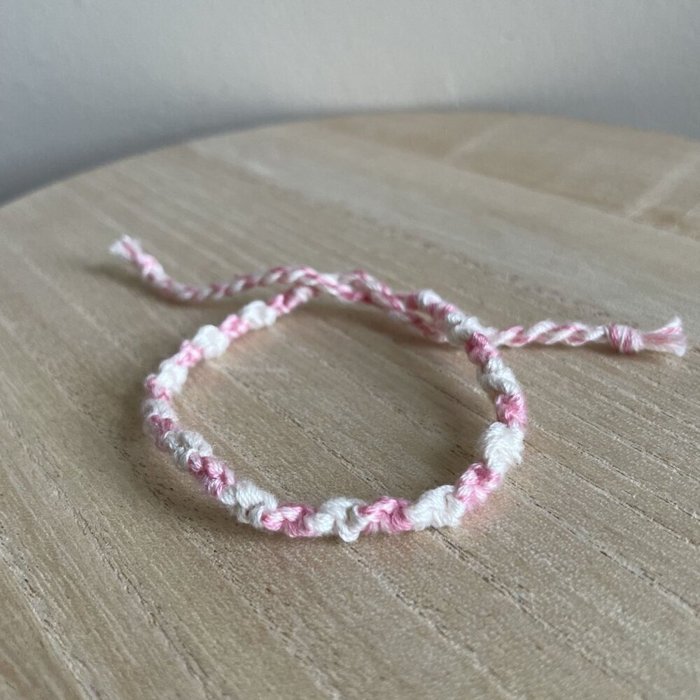 Susanna Bracelet, anklet, trendy, comfortable, tie, embroidery thread, woven, gi